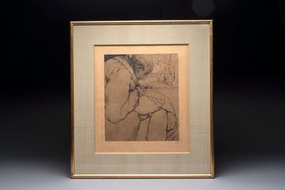 Jules De Bruycker (1870–1945): 'De Kleerlapper' (1925), etching, signed in pencil and numbered 8/75