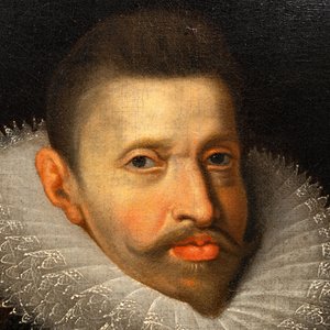 Justus Sustermans (1597-1681), attribué à: Une paire de portraits des archiducs Albert et Isabelle, huile sur toile, 1ère moitié du 17ème — photo 12