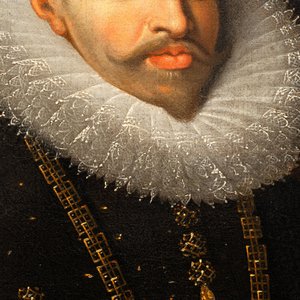 Justus Sustermans (1597-1681), attribué à: Une paire de portraits des archiducs Albert et Isabelle, huile sur toile, 1ère moitié du 17ème — photo 13