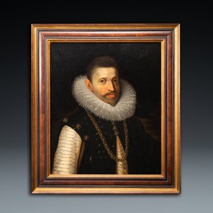 Justus Sustermans (1597-1681), attribué à: Une paire de portraits des archiducs Albert et Isabelle, huile sur toile, 1ère moitié du 17ème — photo 5