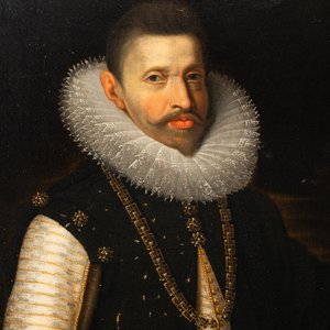 Justus Sustermans (1597-1681), attributed to: A pair of portraits of the Archdukes Albert and Isabella, oil on canvas, 1st half 17th C. — photo 4