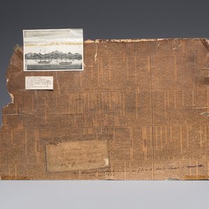 Kawahara Keiga 川原慶賀 (Japan, 1786-1860): 'Two Dutch Vessels Anchored off Deshima Harbour', gouache on silk, seal mark, 19th C. — foto 6