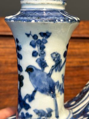 Kendi en forme de grenouille en porcelaine de Chine en bleu et blanc, Wanli — photo 6
