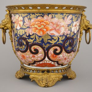 Kom in Chinees porselein met ormolu-montuur, 19e eeuw — foto 6