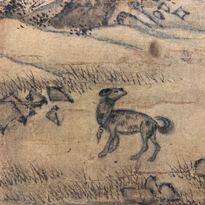 Koreaanse school: Figuren in een landschap, inkt op papier, Joseon, 18/19e eeuw — foto 9