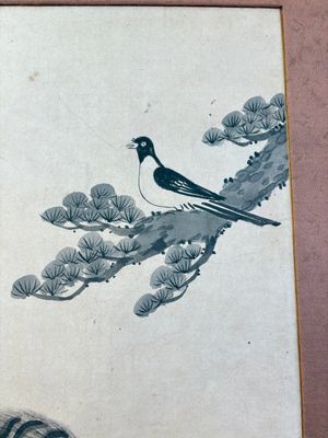 Korean school: 'A pair of tiger paintings', ink and colour on paper, Joseon, 19th C. — 照片 6
