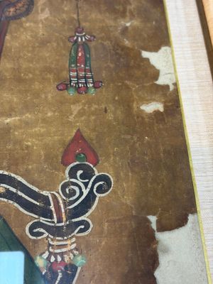 Korean school: 'Portrait of an Emperor', ink and colour on paper, Joseon, 18th C. — photo 6