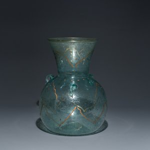 Lampe de mosquée en verre peint, probablement la Syrie, 19ème — photo 4