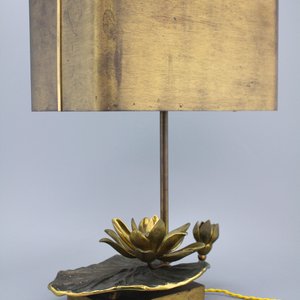 Lampe en bronze, modèle "Nénuphar", Maison Charles à Paris, ca. 1970 — photo 1