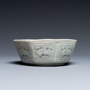 Lave-pinceaux de forme octogonale en porcelaine céladon de Corée, probablement Goryeo, 14/15ème — photo 6
