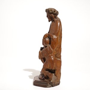 Le Christ insulté, groupe en chêne sculpté, Pays-Bas du Sud, 15/16ème — photo 2