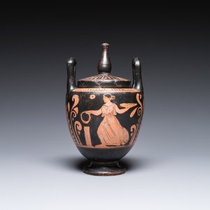 Lebes gamikos grec à figures rouges, Campanie, 4ème av. J.-C. — photo 1