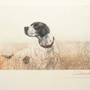 Léon Danchin (France, 1887-1939), lithographie sur papier, num. 219/500, on joint une litho aux scarabées — photo 2