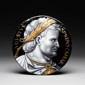 Léonard Limosin (1505-1577) and workshop: A rare enamel plaque with the portrait of the Roman Emperor Nero, Limoges, ca. 1550 — photo 1