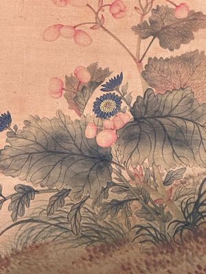 Li Huixian 李蕙仙 (1869-1924): 'Flower', ink and colour on silk — foto 11