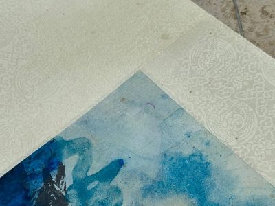 Liu Haisu 刘海粟 (1896-1994): 'Mountainous landscape', ink and colour on paper — photo 12