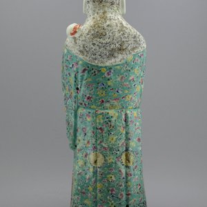 Lot de 3 figures immortelles en porcelaine chinoise, 19e — photo 3