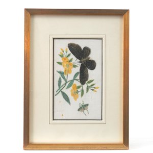 Lot van 3 Chinese schilderijtjes op rijstpapier, 18e-19e eeuw — foto 2