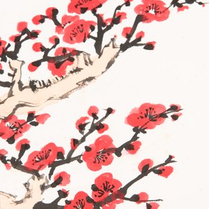 Lu Yanshao 陆俨少 (1909-1993): 'Plum blossom', ink on paper, dated 1986 — 照片 5