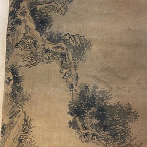 Luo Qing 羅清 (1821-1899): 'Four scrolls with figures in rocky landscapes', ink and colour on paper — 照片 25