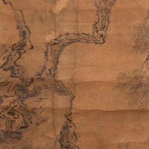 Luo Qing 羅清 (1821-1899): 'Vier scrolls met figuren in berglandschappen', inkt en kleur op papier — foto 4
