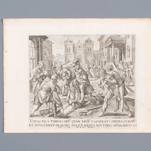 Maarten de Vos, Gerard de Jode, en naar Teniers & Brouwer: Acht gravures, 16e eeuw en later — foto 2