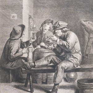 Maarten de Vos, Gerard de Jode, en naar Teniers & Brouwer: Acht gravures, 16e eeuw en later — foto 10
