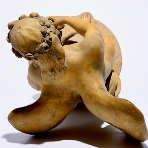 Martin-Claude Monot (Parijs, 1733-1803): Le Génie du Printemps, terra cotta, gedat. 1779 — foto 5