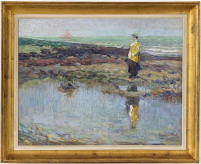 Maurice Blieck (1876-1922), Dame aan zee