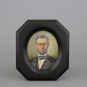 Maximilian Scholze, miniature : "Portrait d'Abraham Lincoln" — photo 1