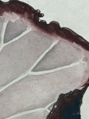 Mi Gengyun 糜耕耘 (1910-1998): 'Lotus', ink and colour on paper, dated 1977 — photo 12
