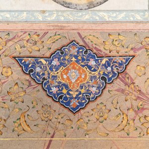 Miniature persane: 'Haji Bektash Veli', gouache rehaussée d'or sur papier, 19ème — photo 8