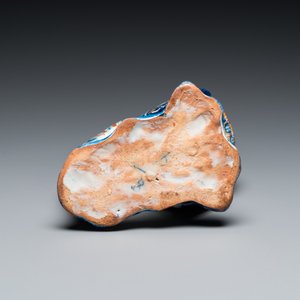 Modèle d'un coq en faïence polychrome de Delft, 18ème — photo 7