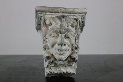Moulage en plâtre d'une tête d'après l'Antiquité, atelier De Wispelaere, Bruges, 1e moitié 20e