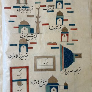 Muhyi al-Din al-Lari (d. 1526): Kitab Futuh Al-Haramayn, fraai gebonden manuscript op groot formaat in lederen etui, 20e eeuw — foto 22