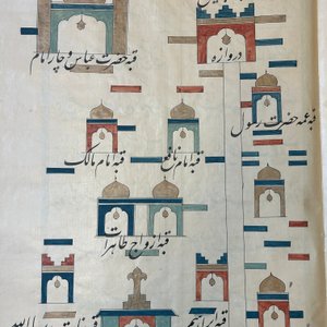Muhyi al-Din al-Lari (d. 1526): Kitab Futuh Al-Haramayn, fraai gebonden manuscript op groot formaat in lederen etui, 20e eeuw — foto 35