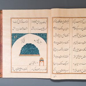 Muhyi al-Din al-Lari (d. 1526): Kitab Futuh Al-Haramayn, fraai gebonden manuscript op groot formaat in lederen etui, 20e eeuw — foto 8