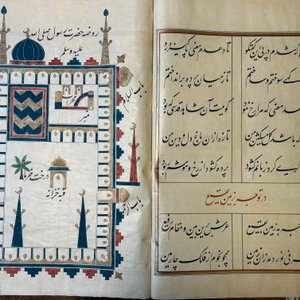 Muhyi al-Din al-Lari (d. 1526): Kitab Futuh Al-Haramayn, luxurious manuscript in large format in leather folder, 20th C. — 照片 13