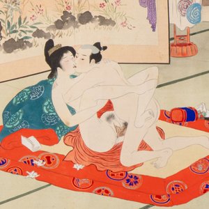 Murasaki Shuku 村崎宿久: 'Shunga - Mirror of the Four Seasons', Edo, 19th C. — 照片 9
