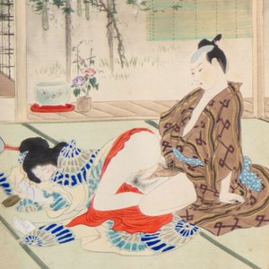 Murasaki Shuku 村崎宿久: 'Shunga - Mirror of the Four Seasons', Edo, 19th C. — 照片 10