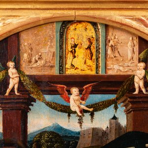 Navolger van Hiëronymus Bosch (ca. 1450–1516): De bespotting van Christus (Christus met de doornenkroon), olie op paneel — foto 4