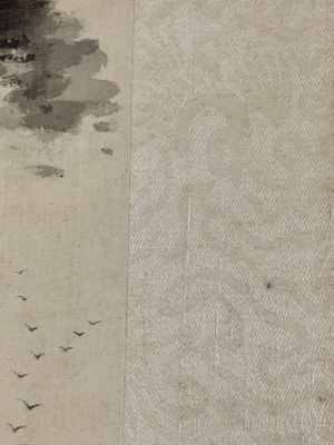 Navolger van Qi Gong 启功 (1912-2005): 'Bergachtig landschap' en Zhang Daqian 張大千 (1899-1983): 'Kalligrafie', inkt op papier — foto 12