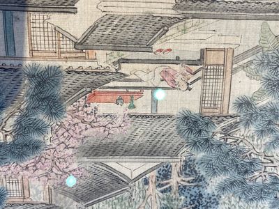 Navolger van Tang Yin 唐寅 (1470-1524): Vijf landschappen en een album met twee landschappen, inkt en kleur op zijde, 20e eeuw — foto 21