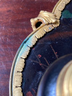 Nécessaire de bureau en bois laqué et peint, bronze doré et porcelaine céladon de Japon, France, fin du 18ème — photo 12