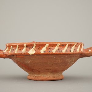 Nederlandse slipware pappot, gedateerd 1611 — foto 5