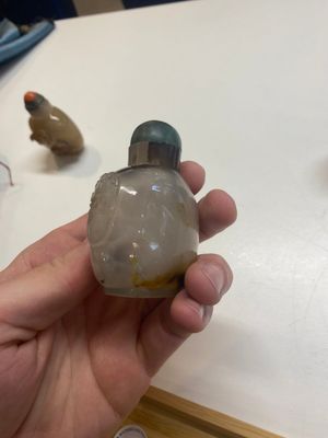 Negen Chinese snuifflessen in agaat, 19/20e eeuw — foto 6