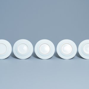 Negentien Chinese blauw-witte borden, Qianlong — foto 7