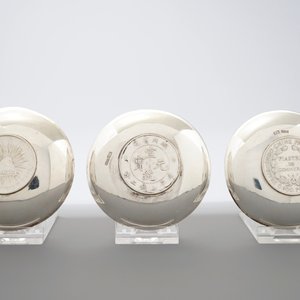 Neuf bols aux pièces de monnaie en argent, marque de Wang Hing, Chine, 19/20ème — photo 7