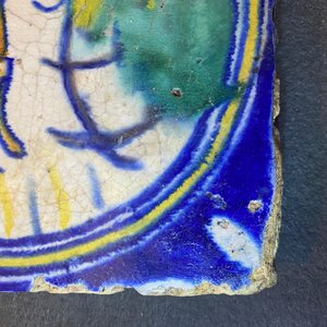 Neuf carreaux aux médaillons en majolique polychrome, Anvers ou Middelbourg, 2ème moitié du 16ème — photo 13
