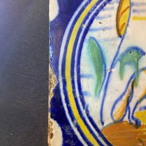 Neuf carreaux aux médaillons en majolique polychrome, Anvers ou Middelbourg, 2ème moitié du 16ème — photo 25